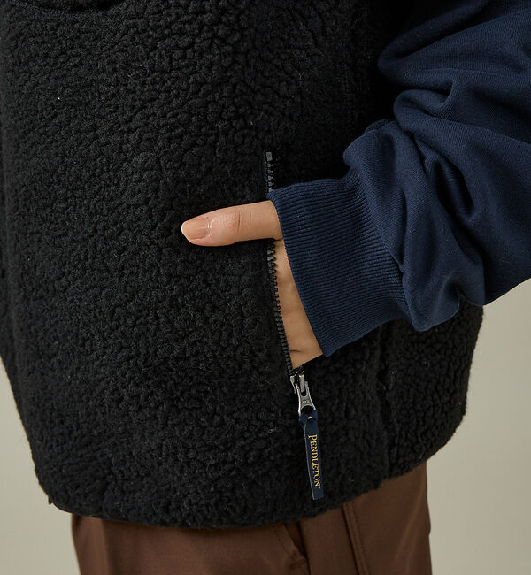 ABAHOUSE「【PENDLETON/ペンドルトン】Jaqared Boa Stand Vest」|アウトドア|