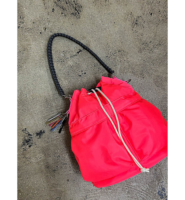 Rouge vif「【cheek / チーク】kinchaku code 2 way tote /」|トートバッグ|ピンク