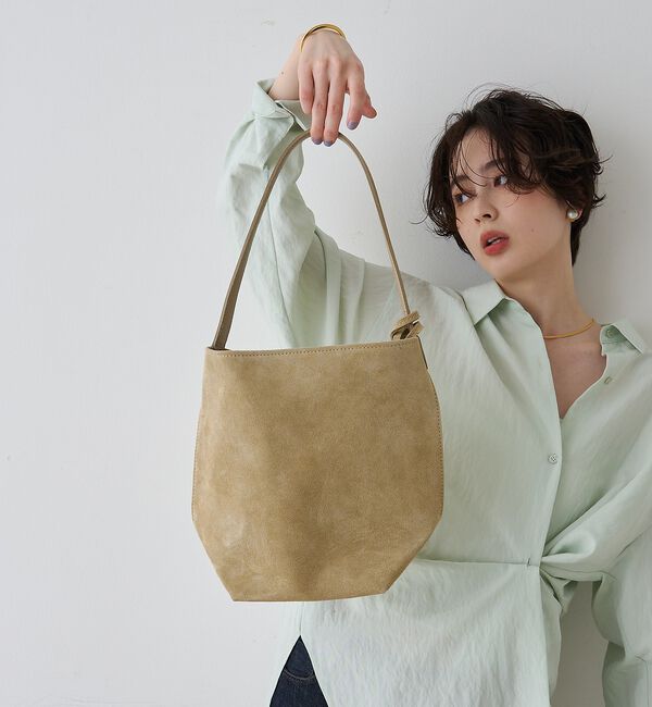 Rouge vif「【AULENTTI/オウレンティ】スウェードワンショルダーバッグ ポーチ付き」|ショルダー・メッセンジャー|