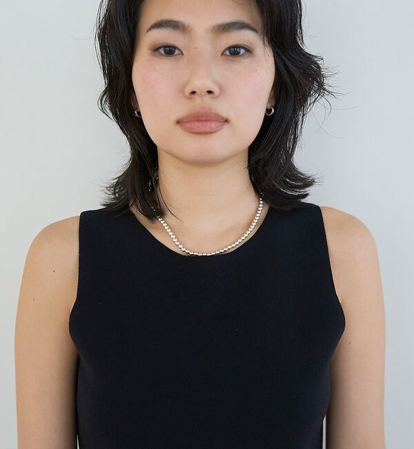 Rouge vif「総針編みノースリーブニット」|ニット・セーター|
