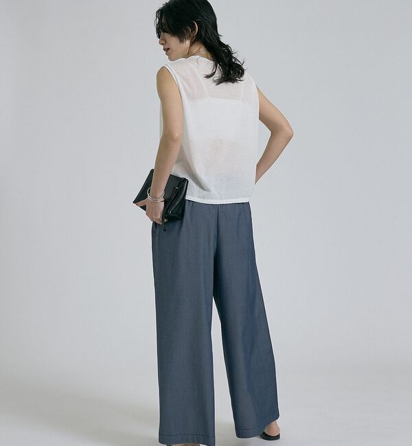 qualite「在庫あるのみ！残りわずか【接触冷感・セットアップ対応】ライトデニムパンツ」|その他|