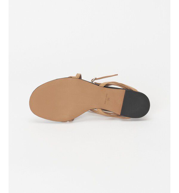 allureville「【HEWN (ヒューン)】THONG LACE-UP SANDAL」|サンダル|