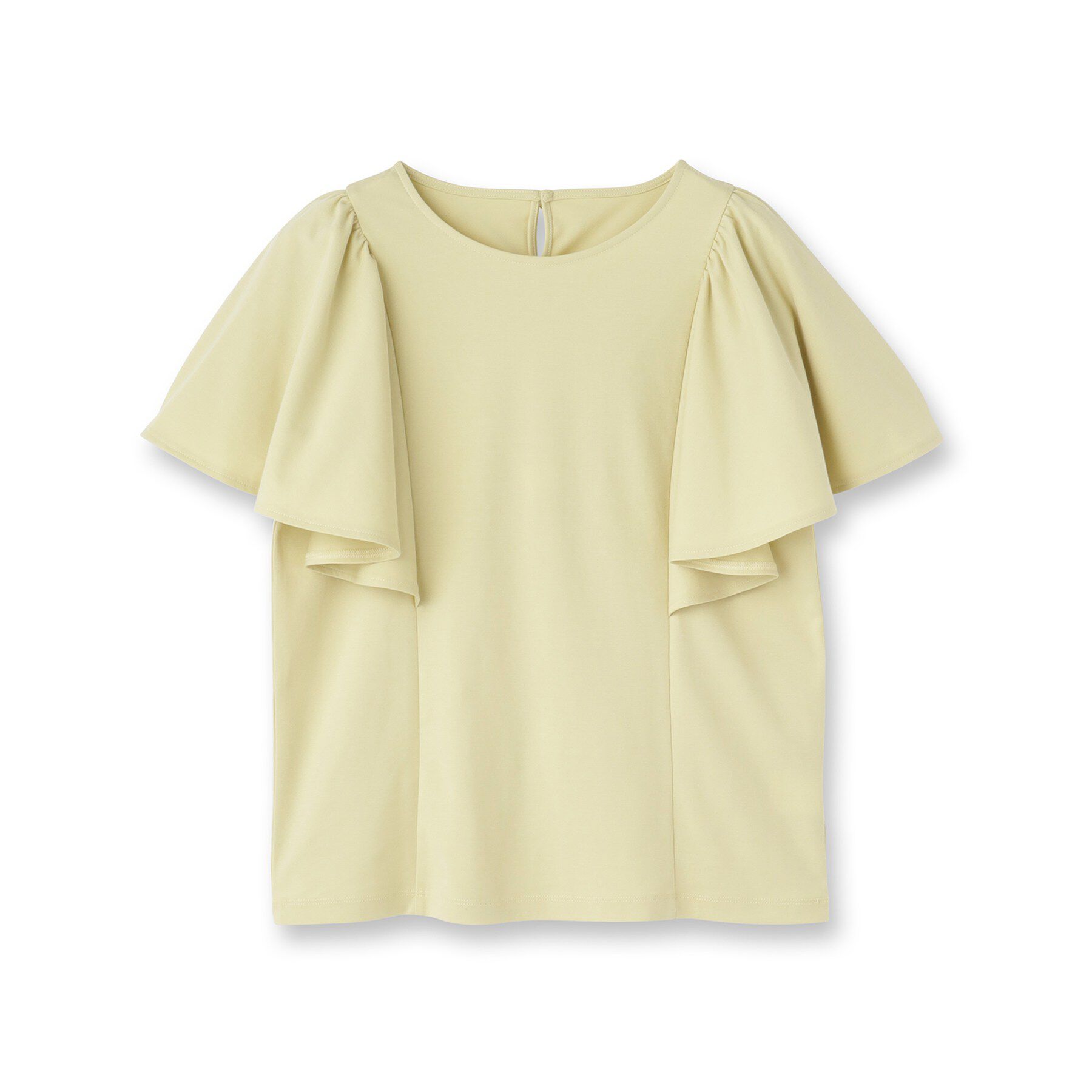 Reflect「【UVカット／接触冷感／吸水速乾】フレアスリーブトップス」|Tシャツ・カットソー|