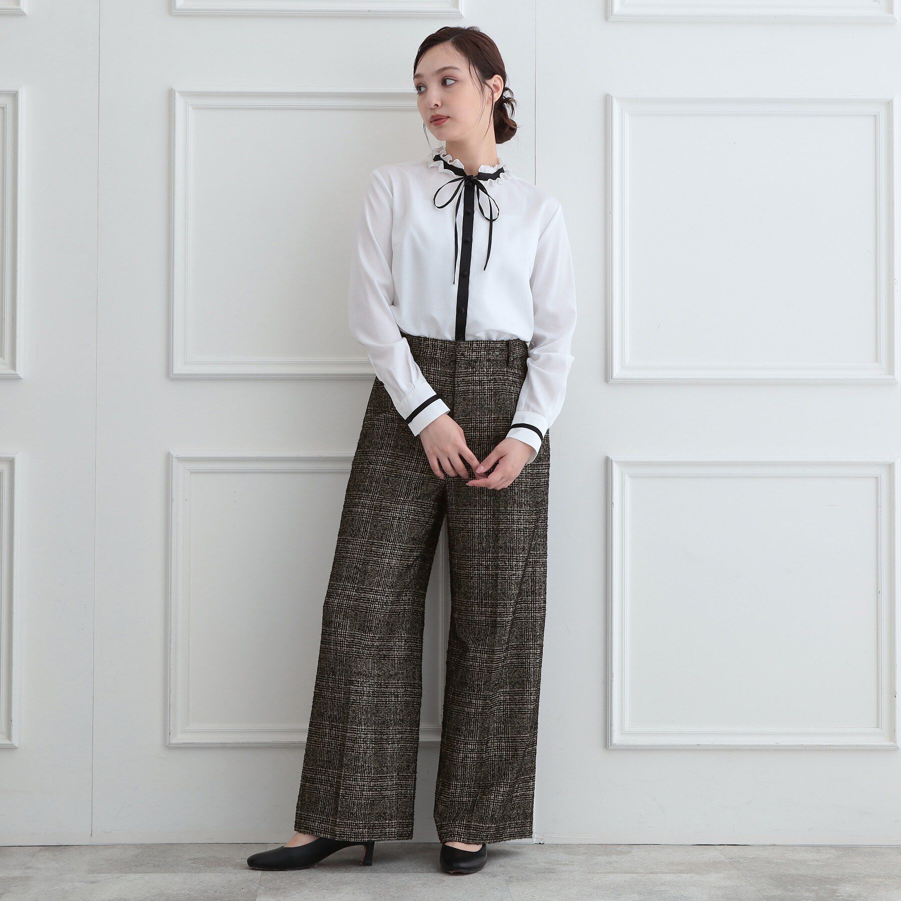 DRESSTERIOR「【セットアップ可】ループグレンチェックワイドパンツ」|その他|
