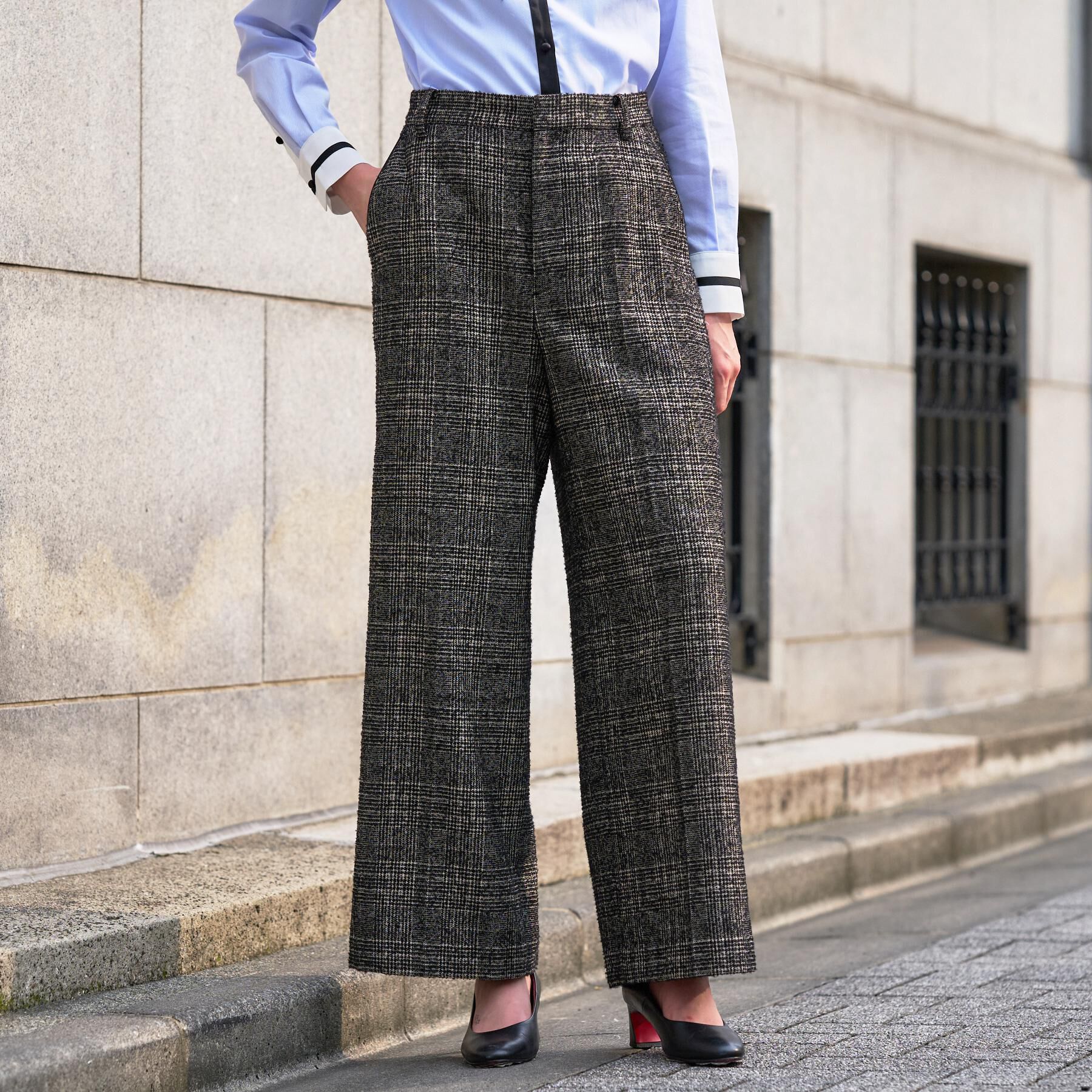 DRESSTERIOR「【セットアップ可】ループグレンチェックワイドパンツ」|その他|