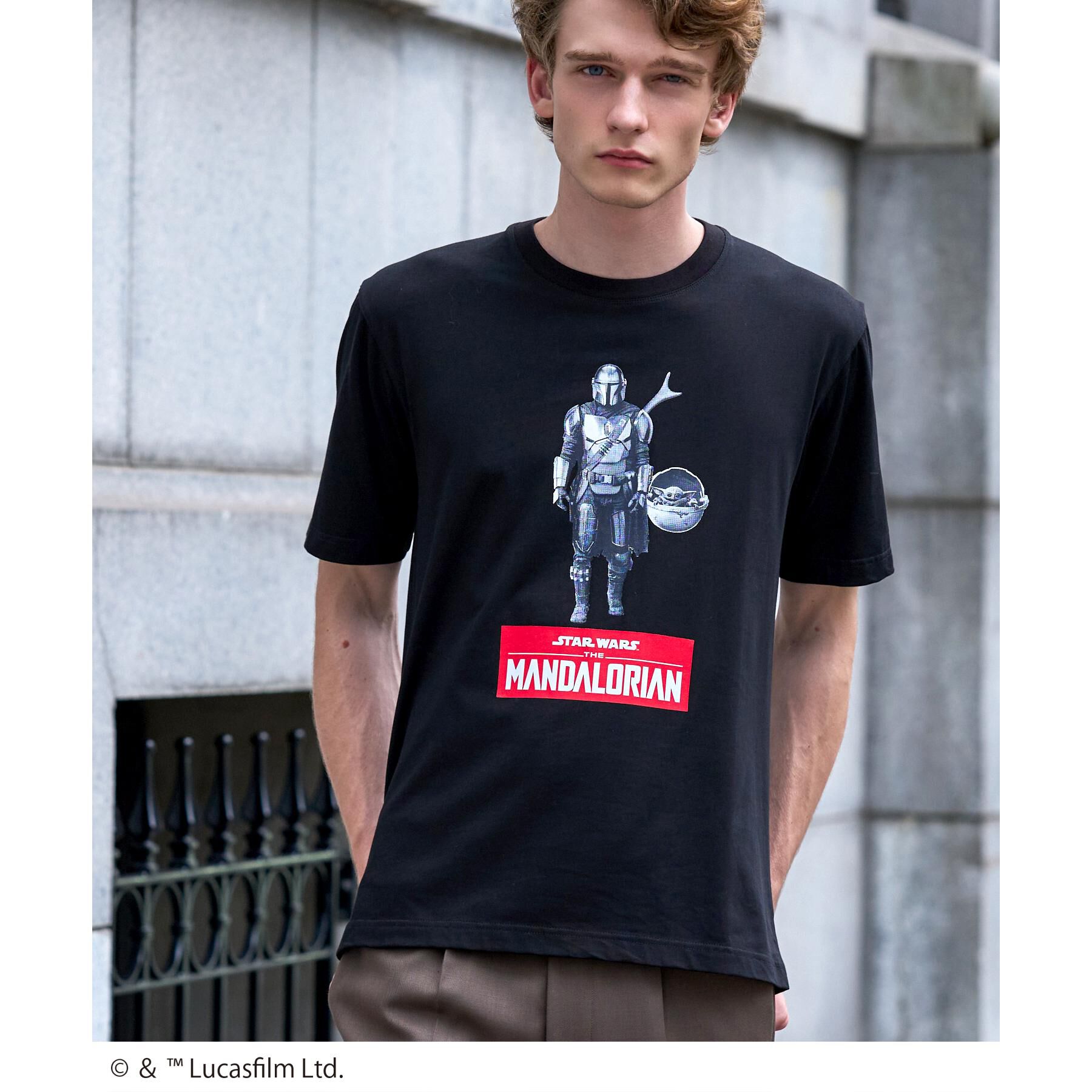 DRESSTERIOR「【接触冷感】STAR WARS マンダロリアン Tシャツ」|Tシャツ・カットソー|