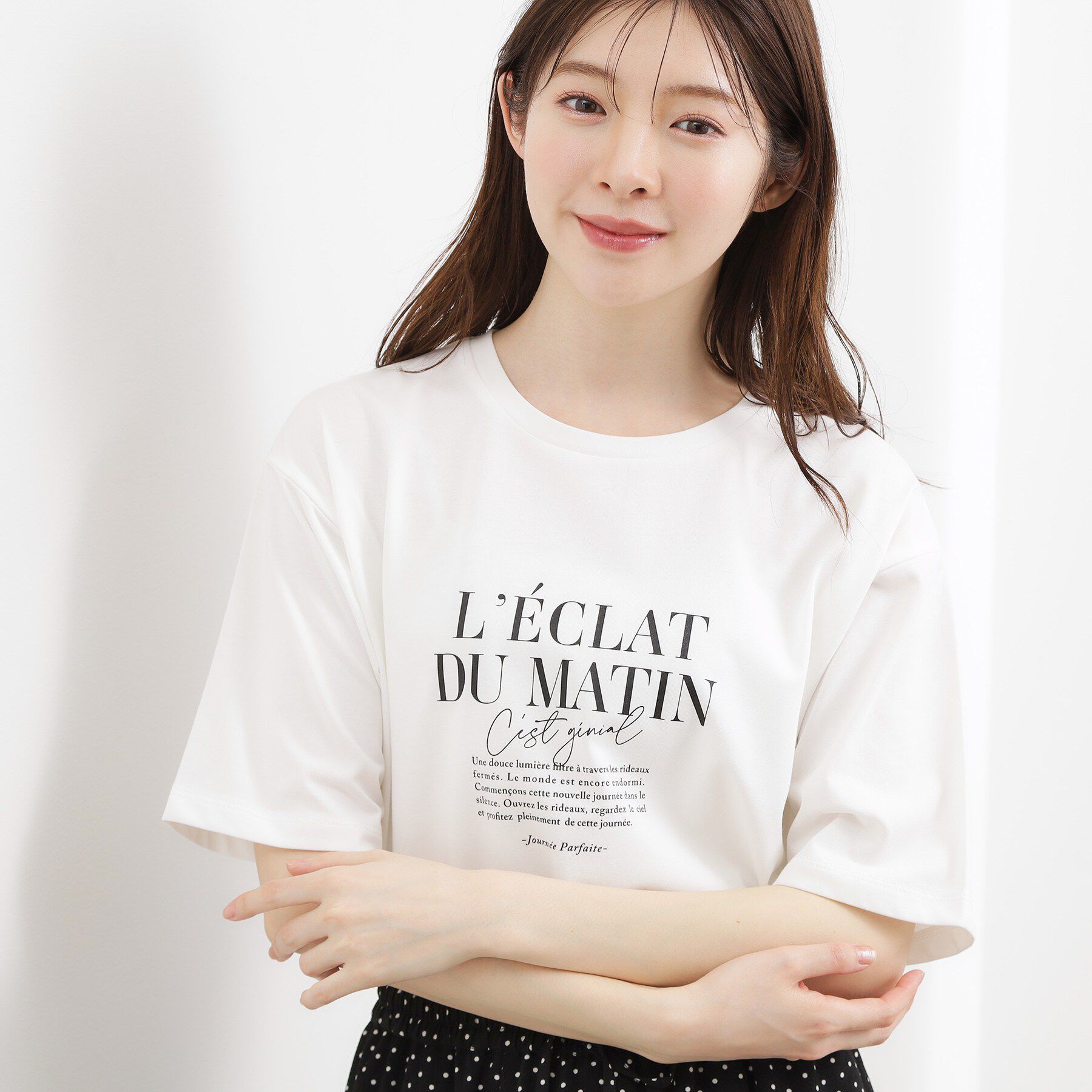 grove「【UVカット/接触冷感】プリントアソート5分袖Tシャツ」|Tシャツ・カットソー|ラバーオフ(004)