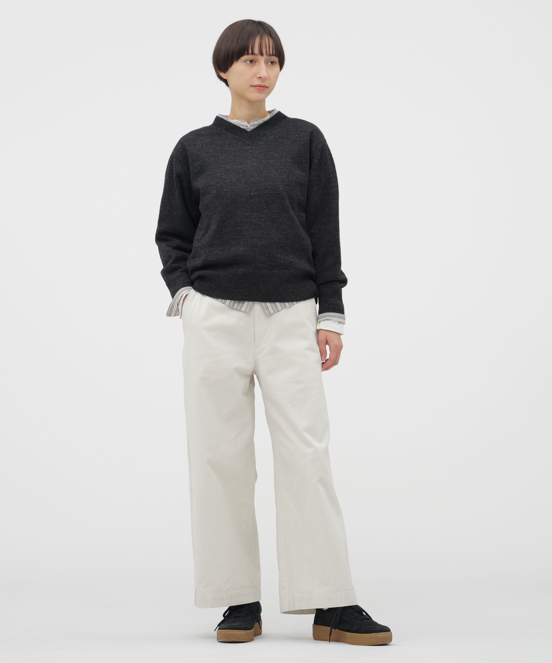 MHL.「PYJAMA STRIPE COTTON SHIRT」|シャツ・ブラウス|