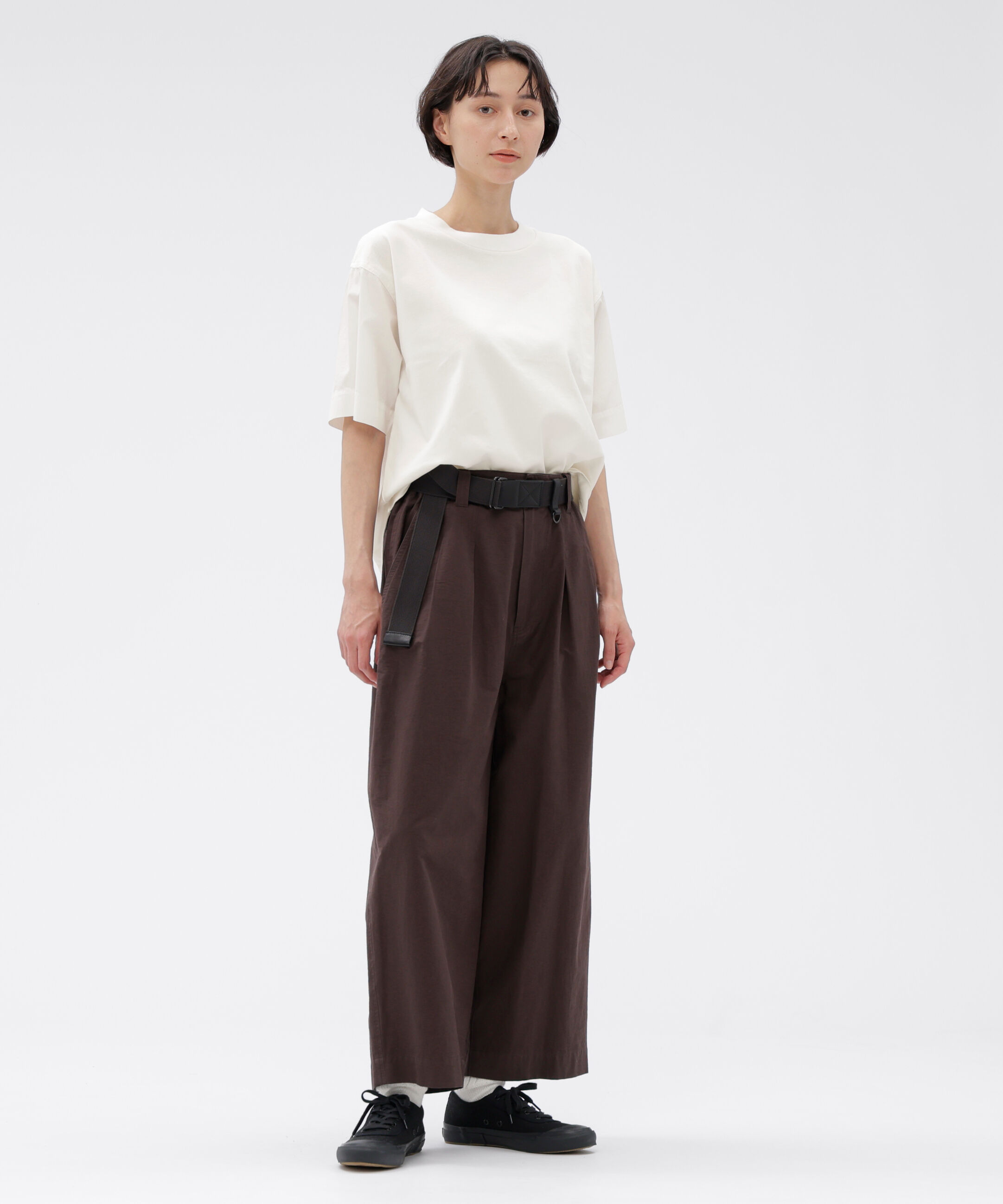 MHL.「GARMENT DYE COTTON JERSEY TOP」|Tシャツ・カットソー|