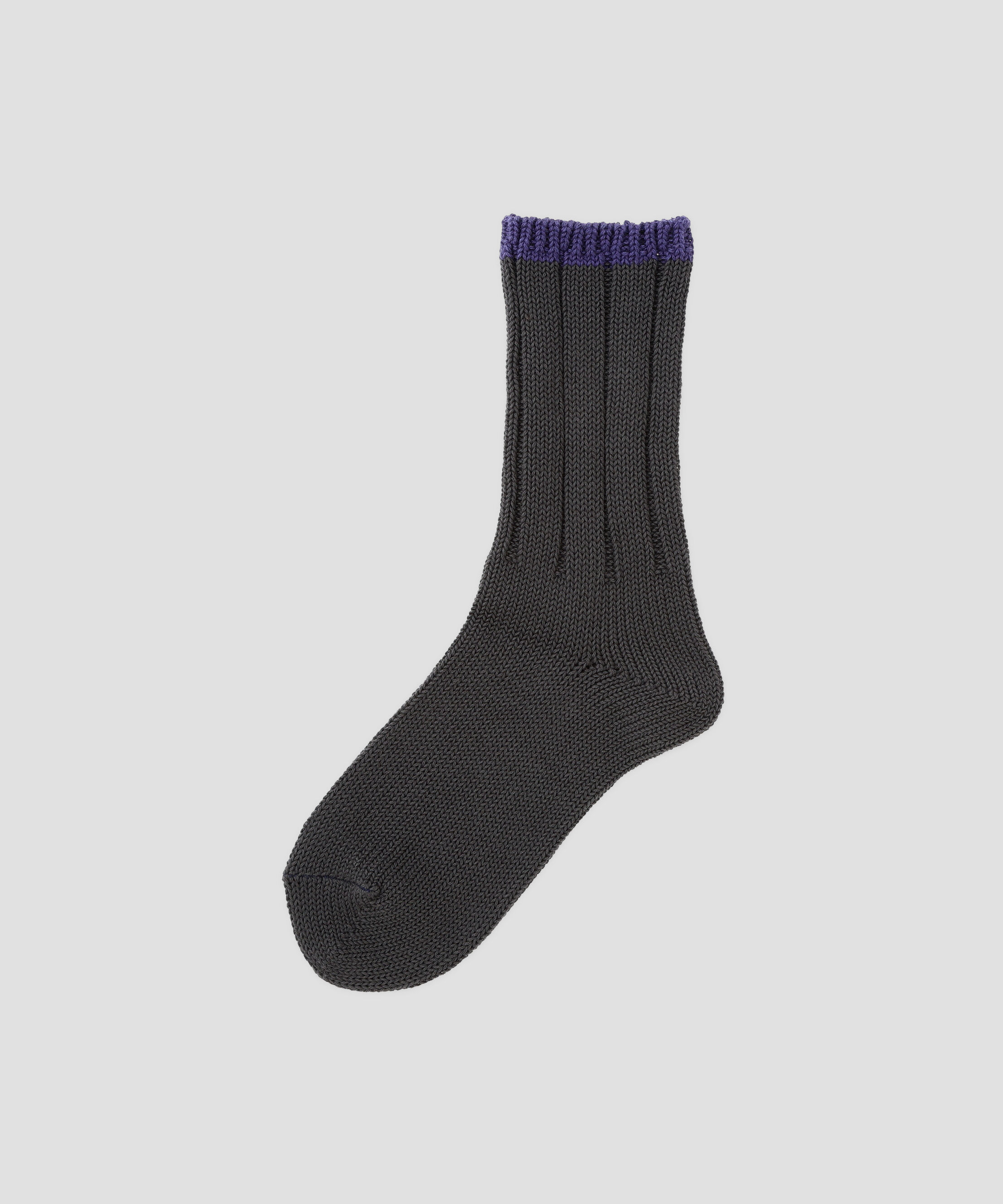 MHL.「WOMEN TIPPED COTTON RIB SOCKS」|ソックス|GREY