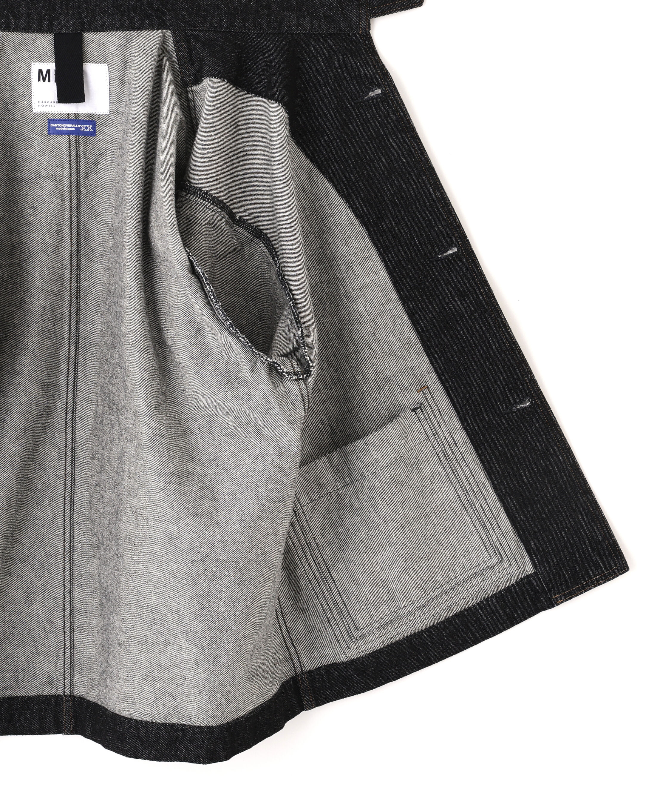MHL.「CANTON BLACK DENIM BLOUSON」|ブルゾン・スタジャン|