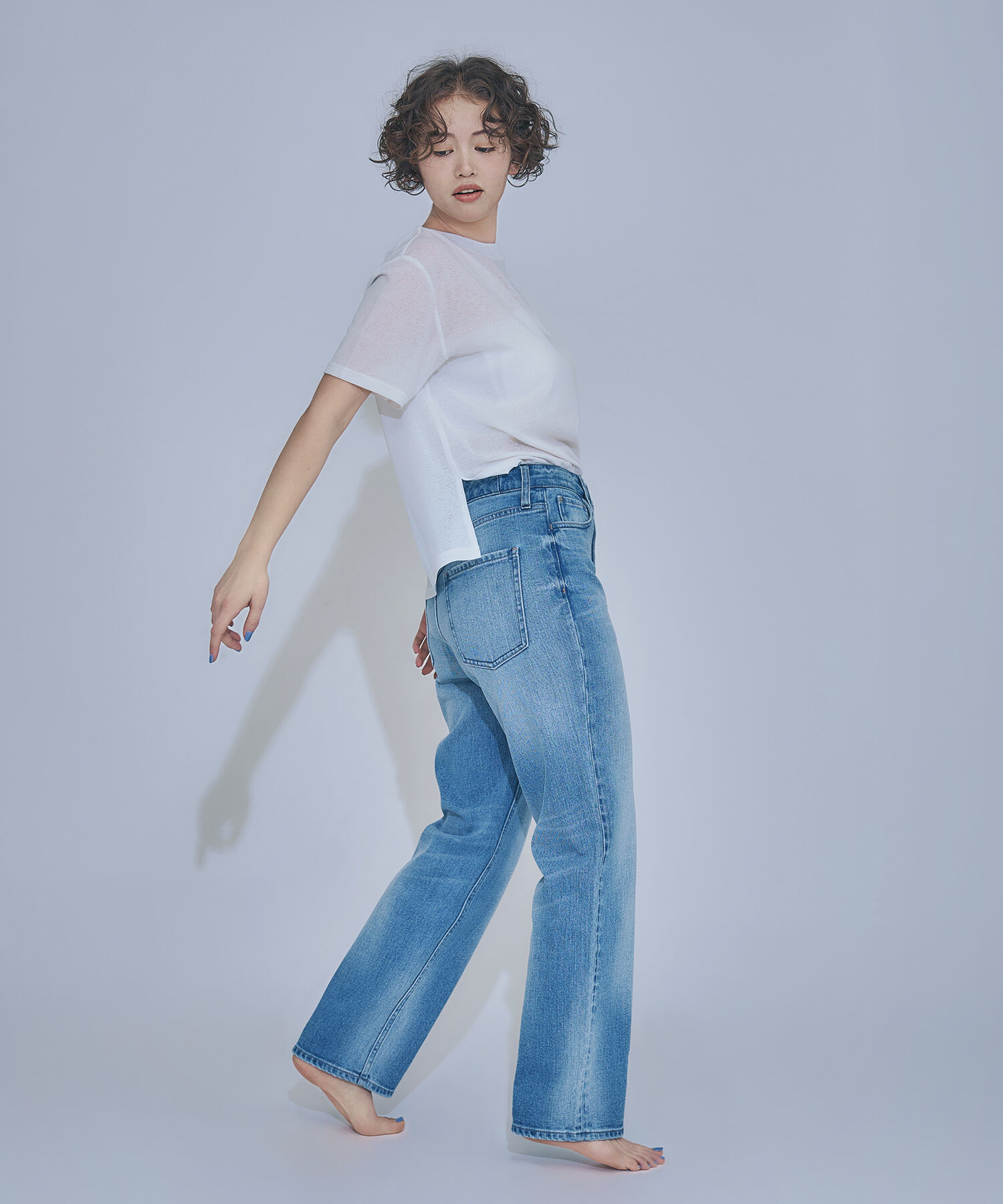 「〈N.〉ハイライズストレートデニムパンツ」|その他|