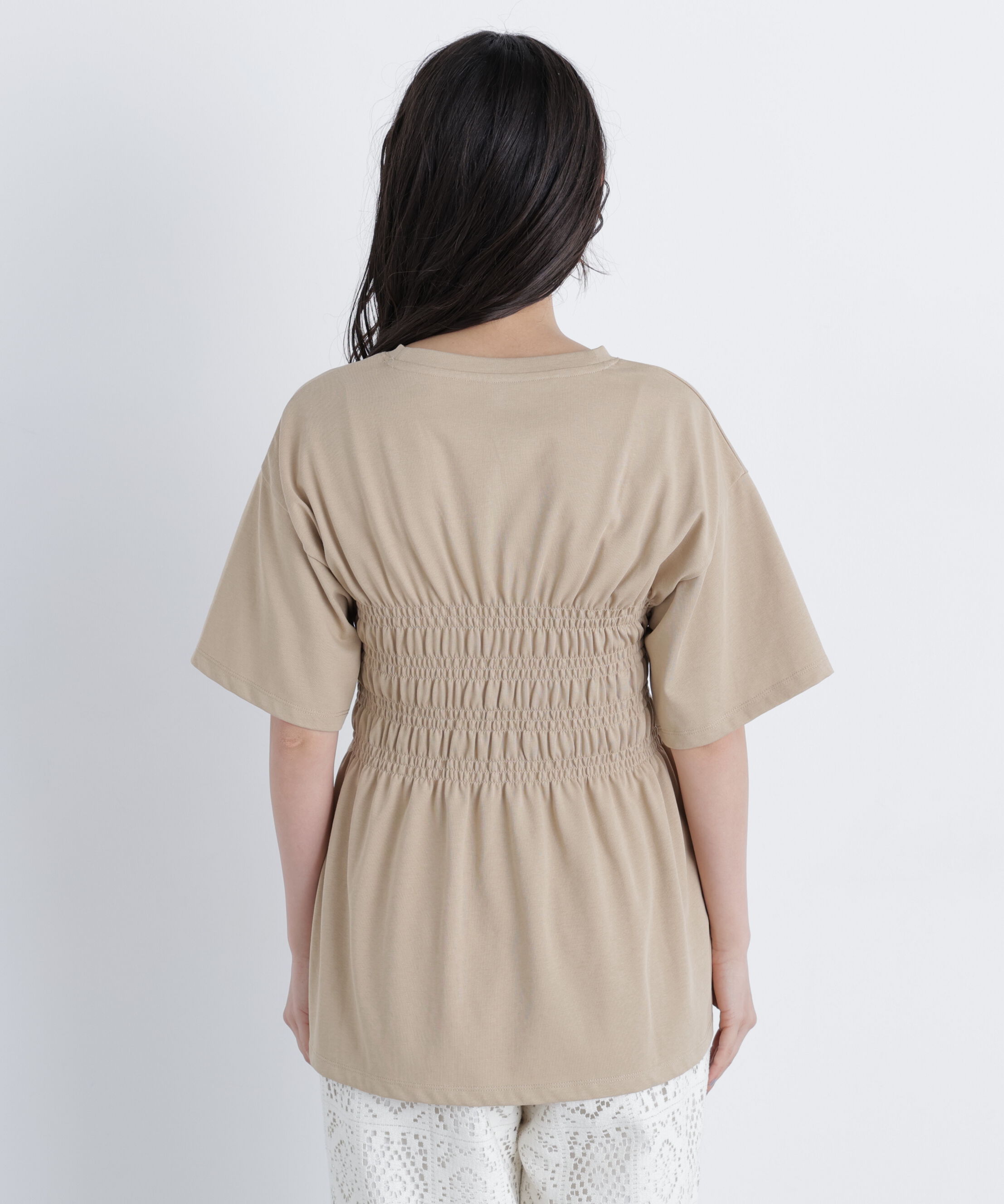  「〈N.〉シャーリングペプラムカットソー」|Tシャツ・カットソー|