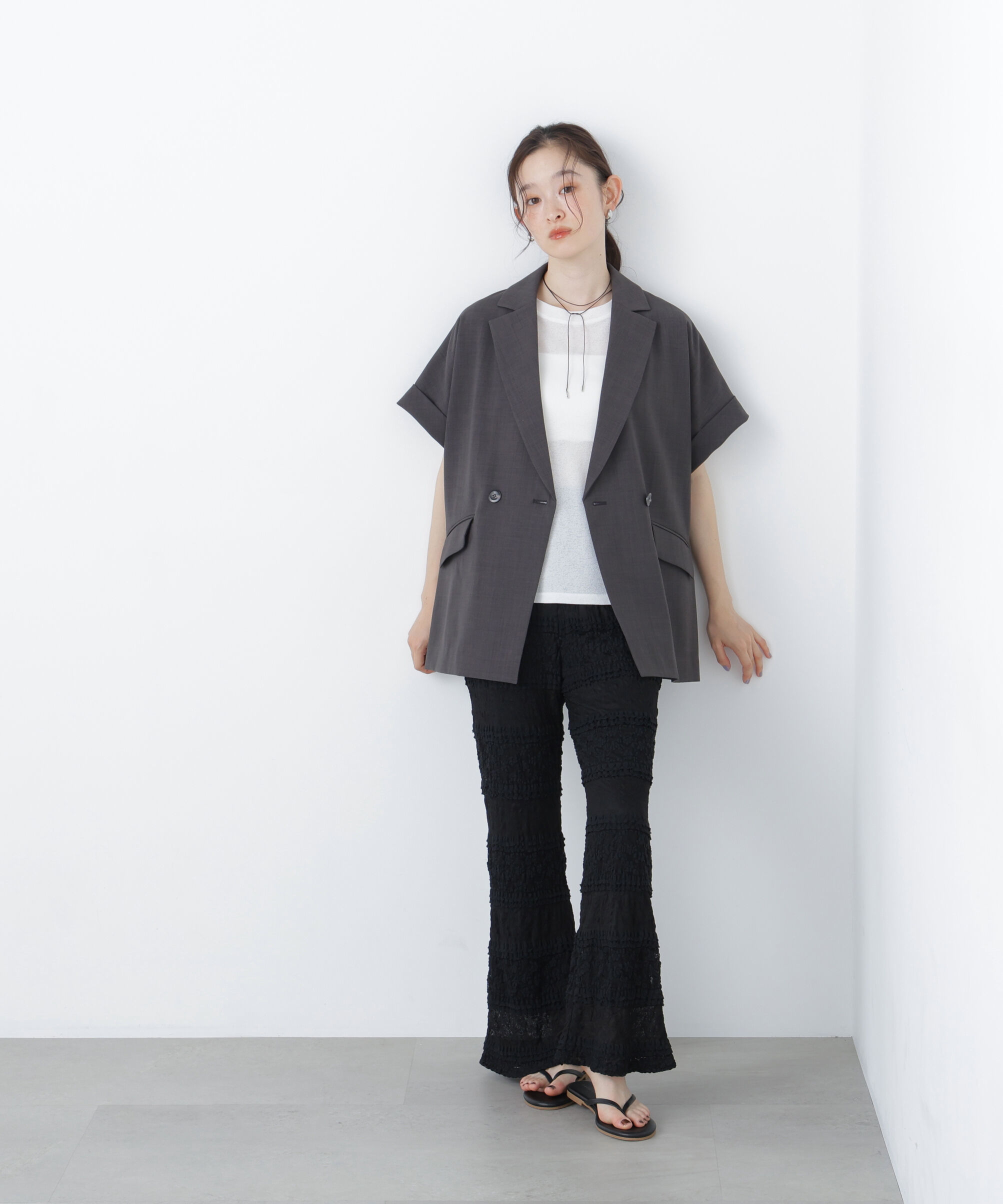  「〈N.〉レースフレアパンツ」|その他|