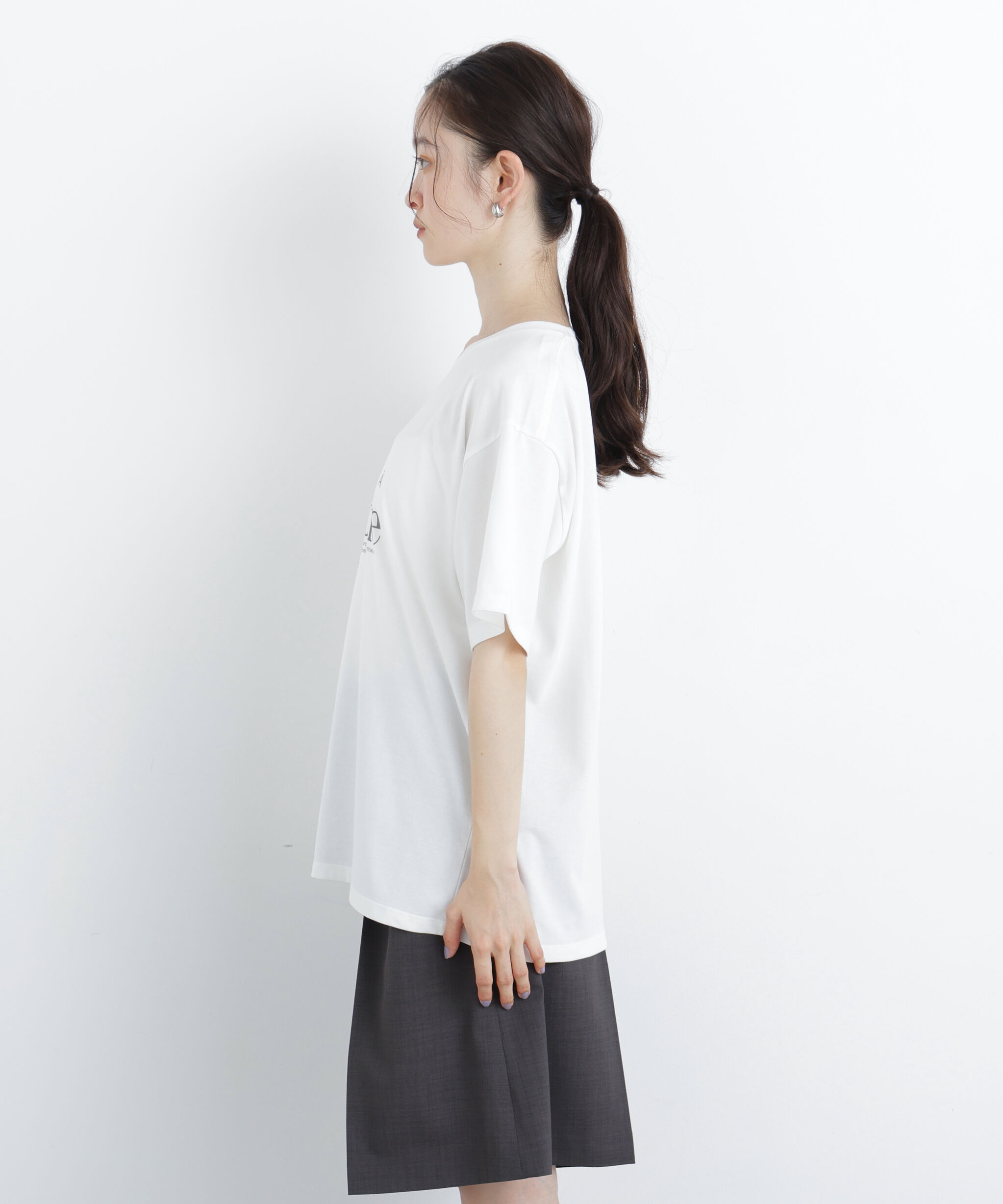  「〈N.〉スカーフ付ビッグTシャツ」|Tシャツ・カットソー|