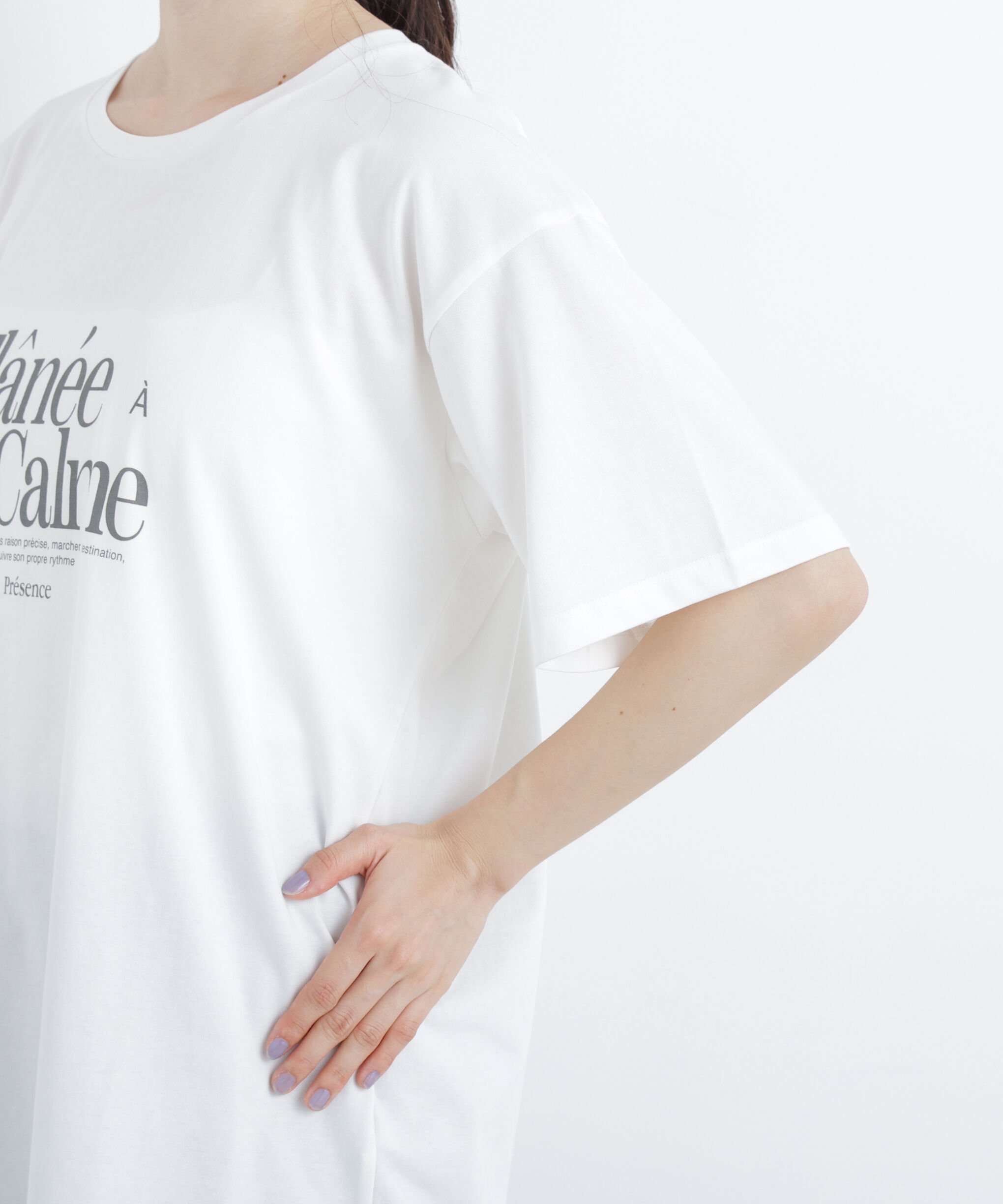  「〈N.〉スカーフ付ビッグTシャツ」|Tシャツ・カットソー|