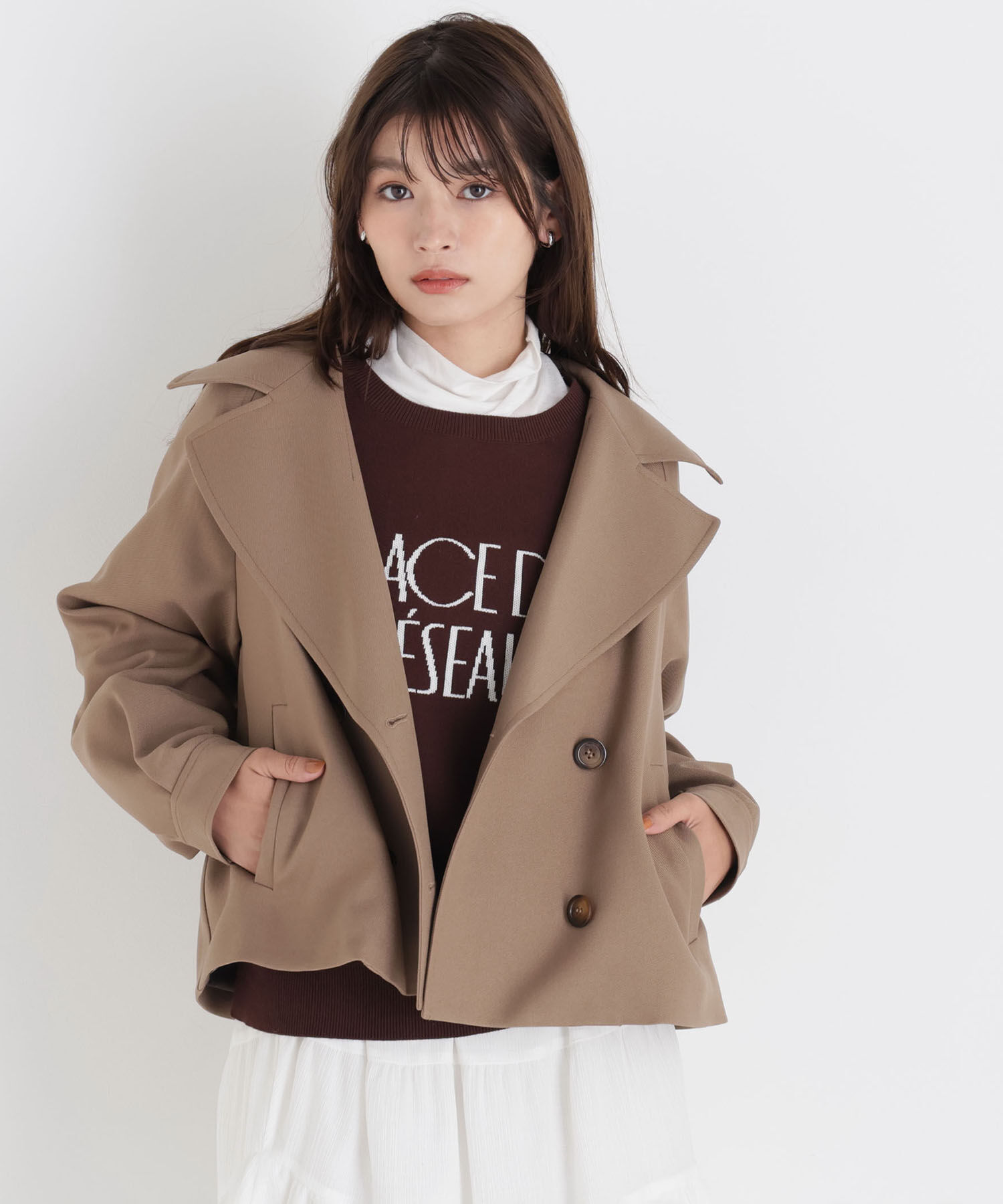  「<ちょうど､いい服>｢おはよう｣から｢おつかれさま｣まで｡ 毎日ﾊｰﾌ 」|ブルゾン・スタジャン|