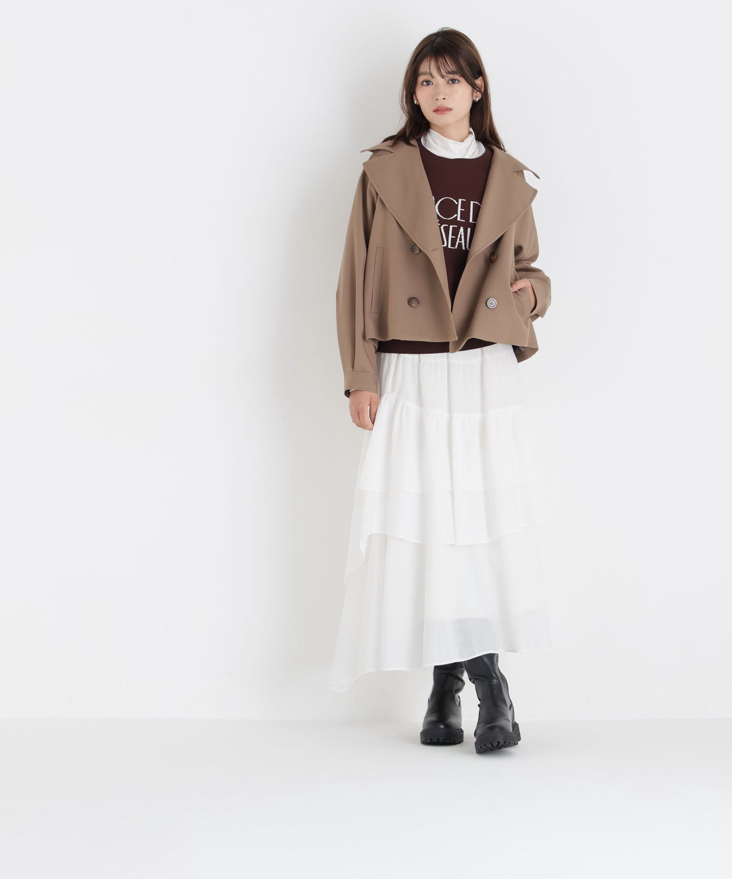  「<ちょうど､いい服>｢おはよう｣から｢おつかれさま｣まで｡ 毎日ﾊｰﾌ 」|ブルゾン・スタジャン|