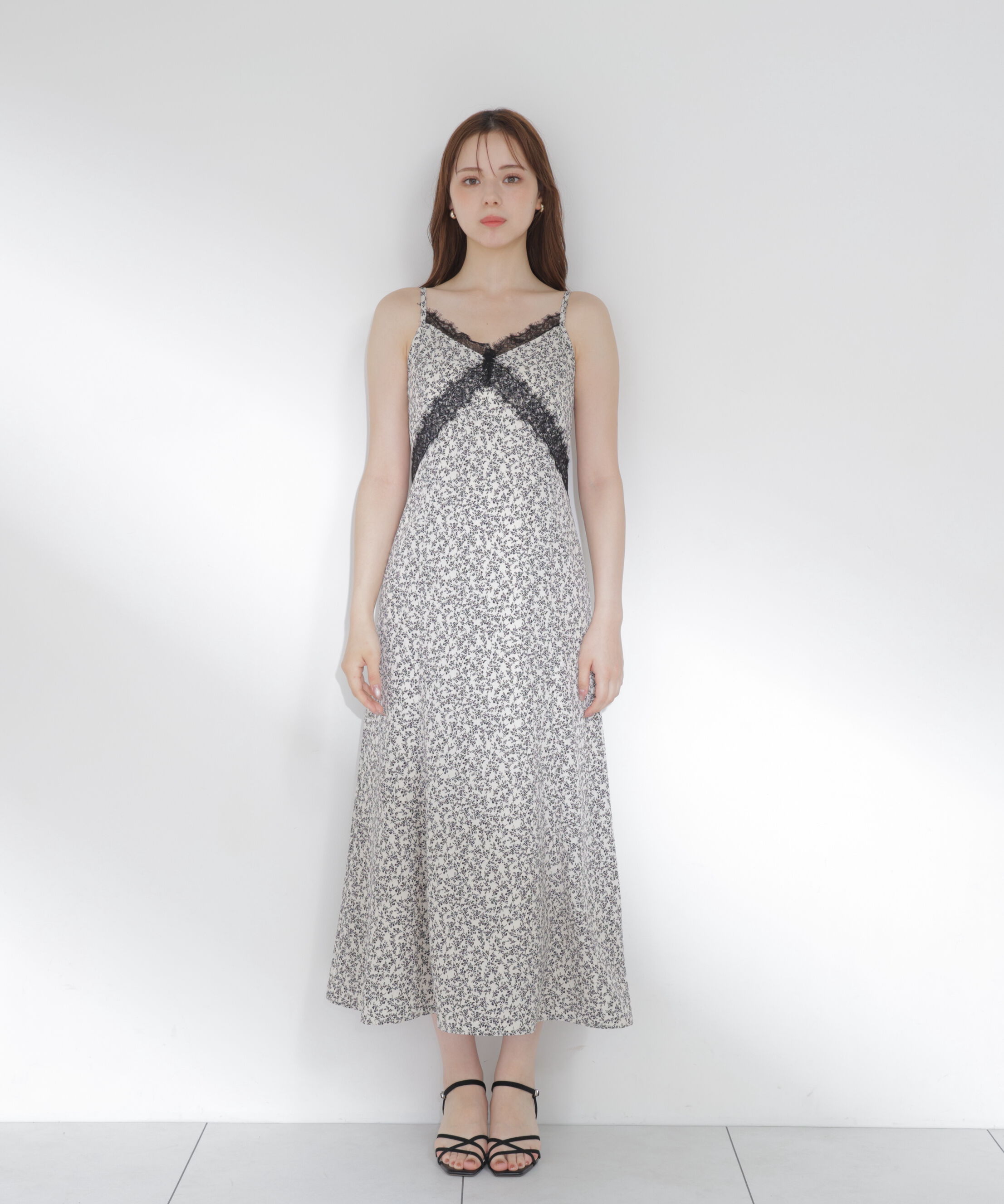 PROPORTION BODY DRESSING「レーストリム小花キャミワンピース」|ワンピース|