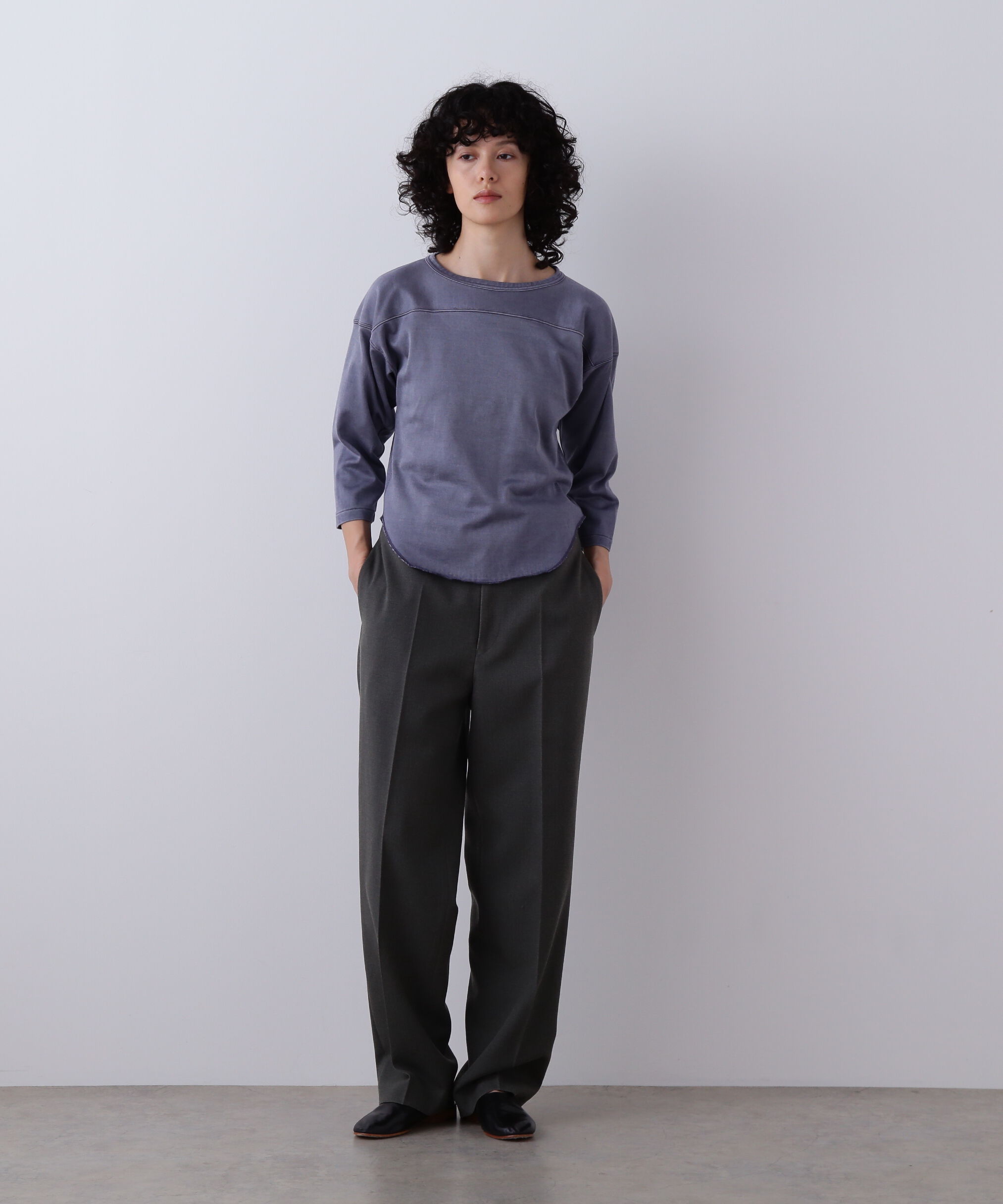 YLEVE 「YLEVE / VINTAGE PIGMENTDYE WOOL TROUSERS」|その他|
