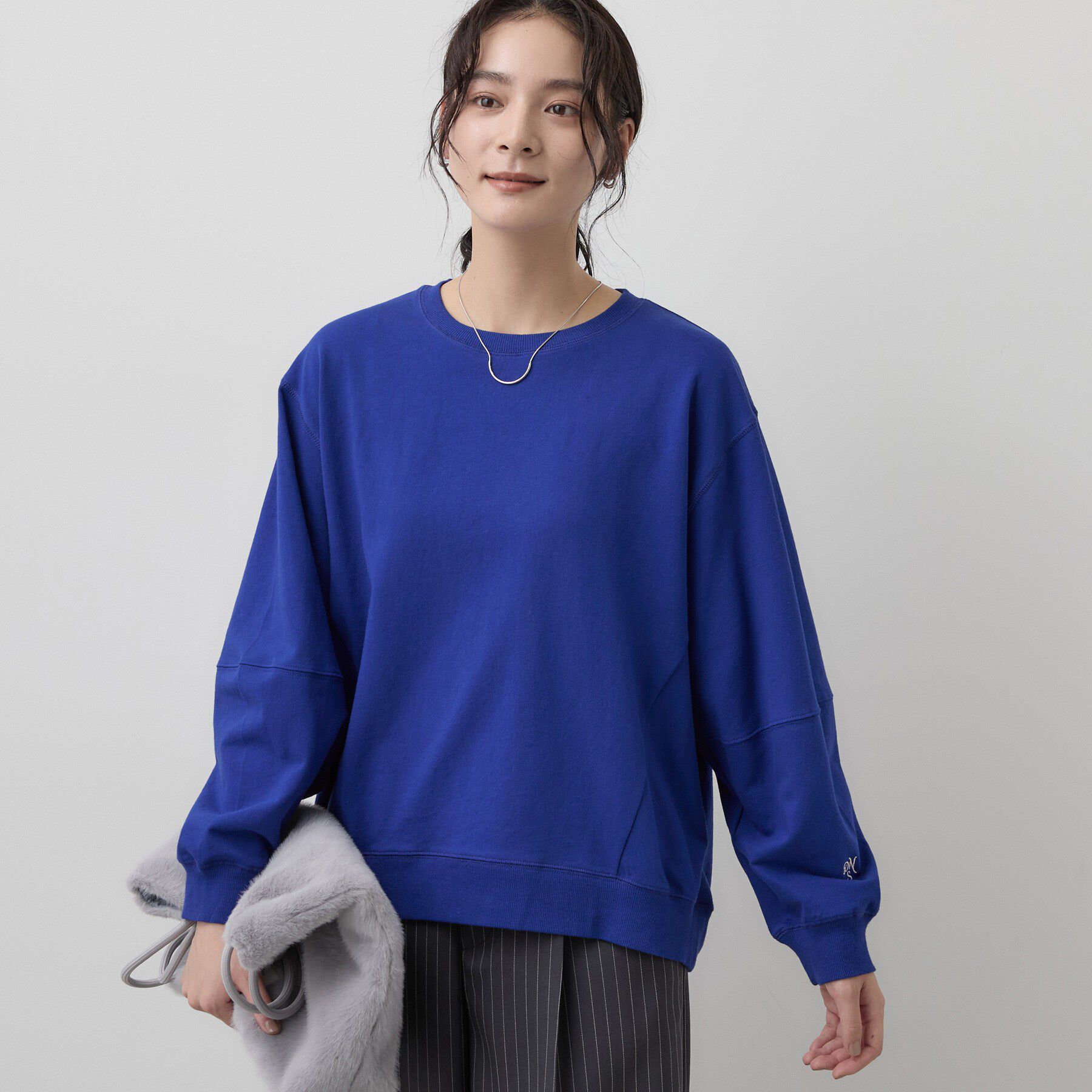 Dessin「フォルムスリーブミニ裏毛プルオーバー」|Tシャツ・カットソー|