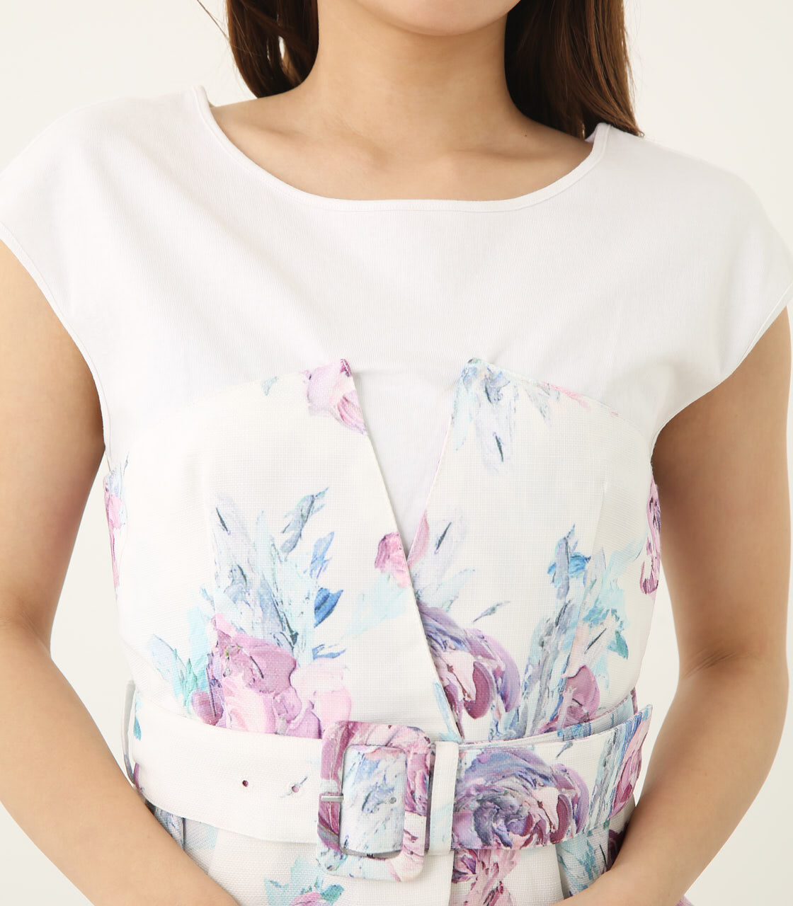  「oil paint flower TOP」|シャツ・ブラウス|