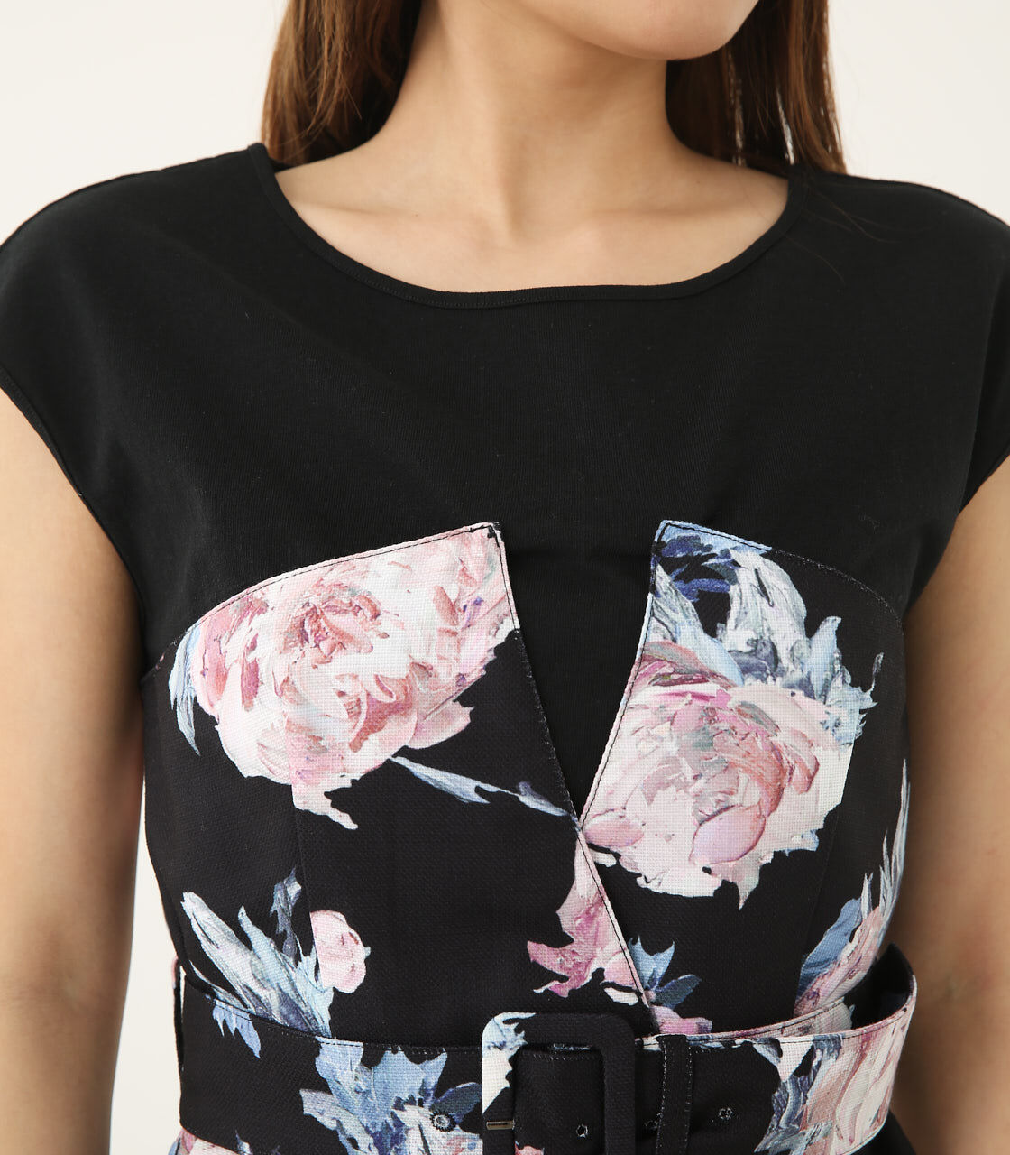  「oil paint flower TOP」|シャツ・ブラウス|