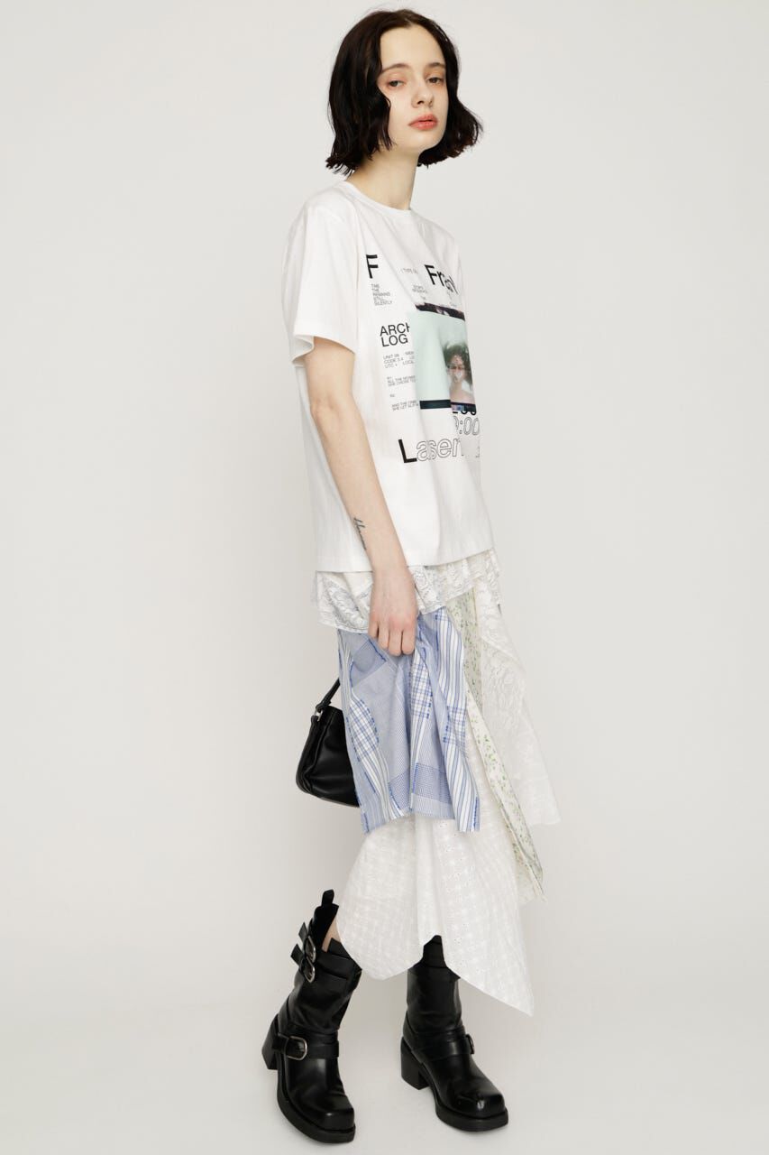 SLY「REMAKE COTTON LACE スカート」|スカート|