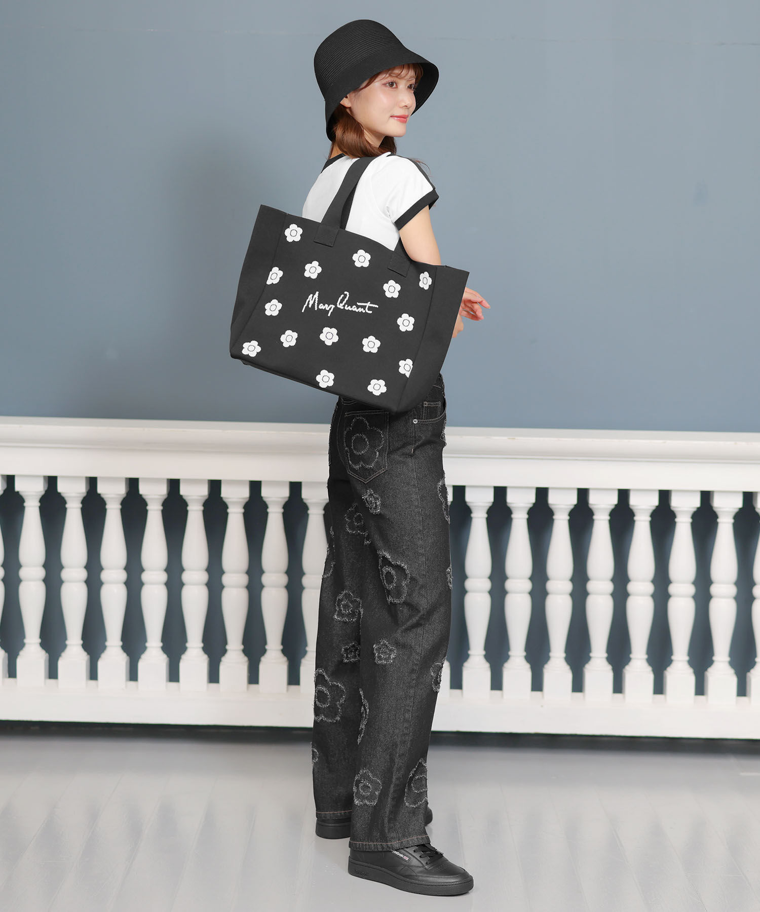 MARY QUANT「サインロゴニットJQ トート」|トートバッグ|