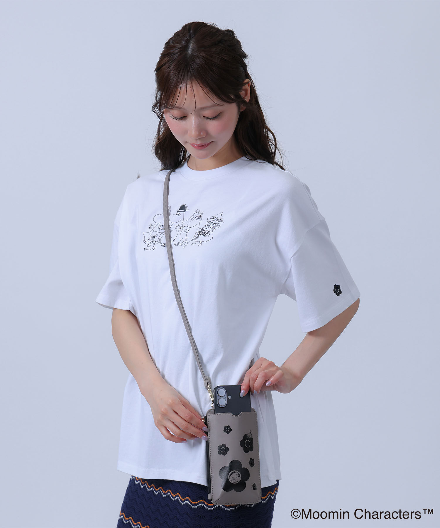 MARY QUANT「MOOMIN&times;MQ モバイルショルダー」|モバイルケース|