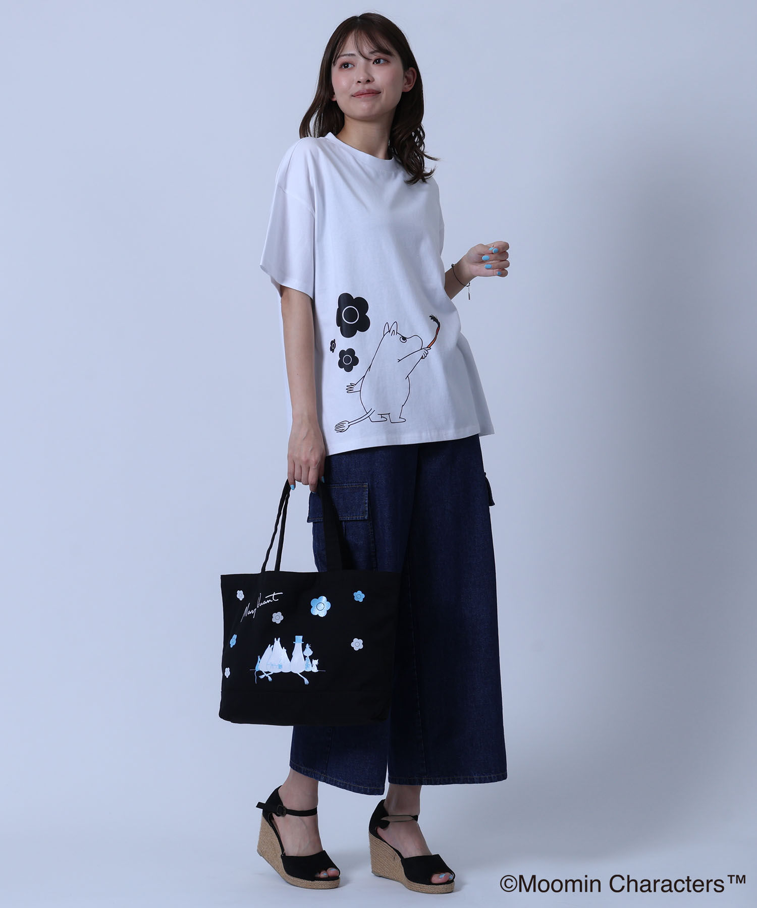 MARY QUANT「MOOMIN&times;MQキャンバス トート」|トートバッグ|