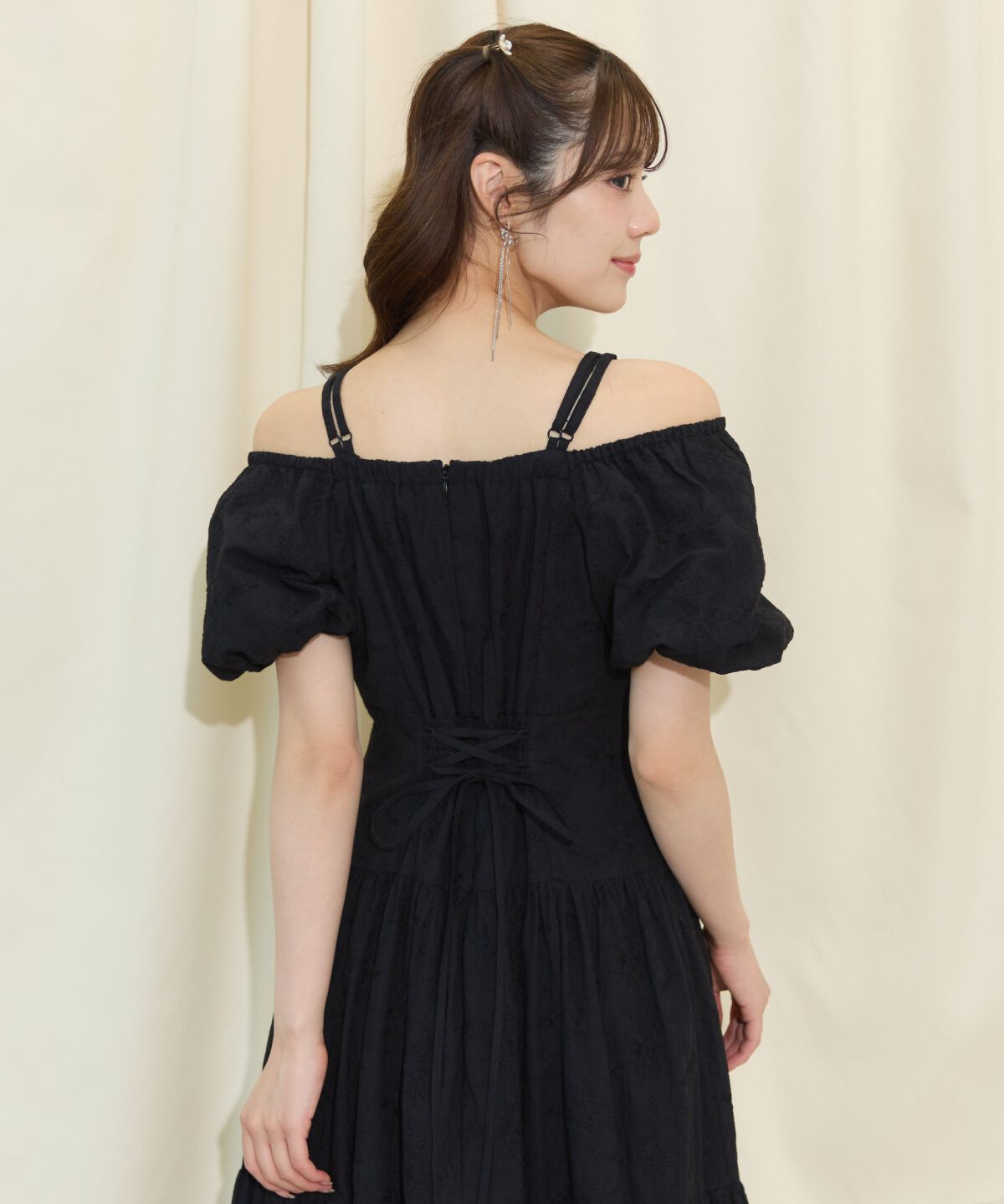 WILLSELECTION「2WAYスリーブコットンティアードワンピース」|ワンピース|