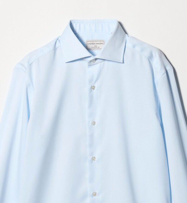 UNITED ARROWS「イージーケア AG パナマ ワイドスプレッドカラー シャツ 抗菌防臭 通気性」|シャツ・ブラウス|