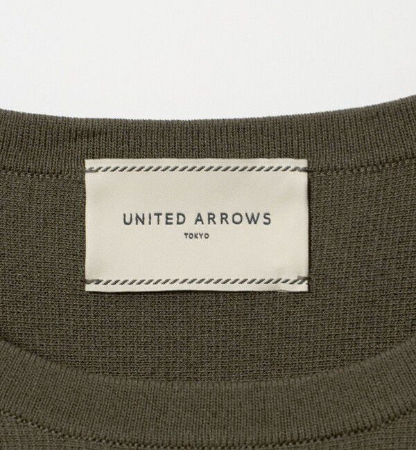 UNITED ARROWS「オーガンジー レース コンビ ニット ‐ウォッシャブル‐」|ニット・セーター|