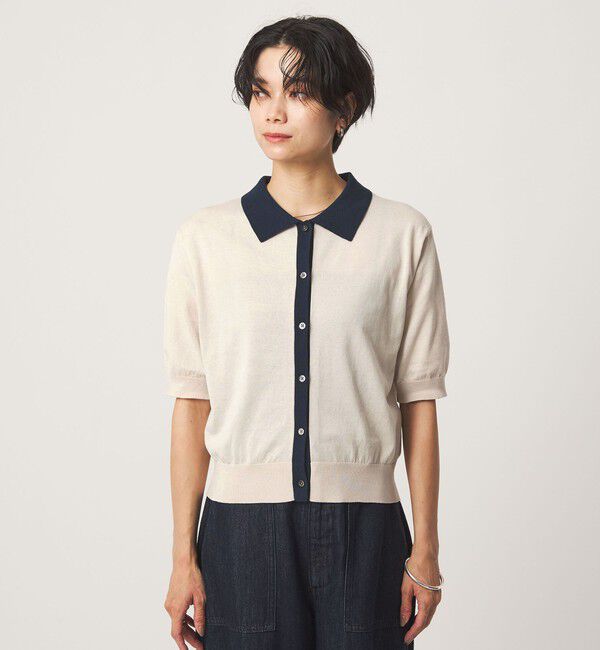 UNITED ARROWS green label relaxing「ハイショク ポロニット」|ニット・セーター|