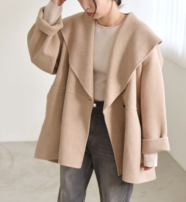 quaranciel「quaranciel: リバー ケープ ショート コート 25AW」|その他|
