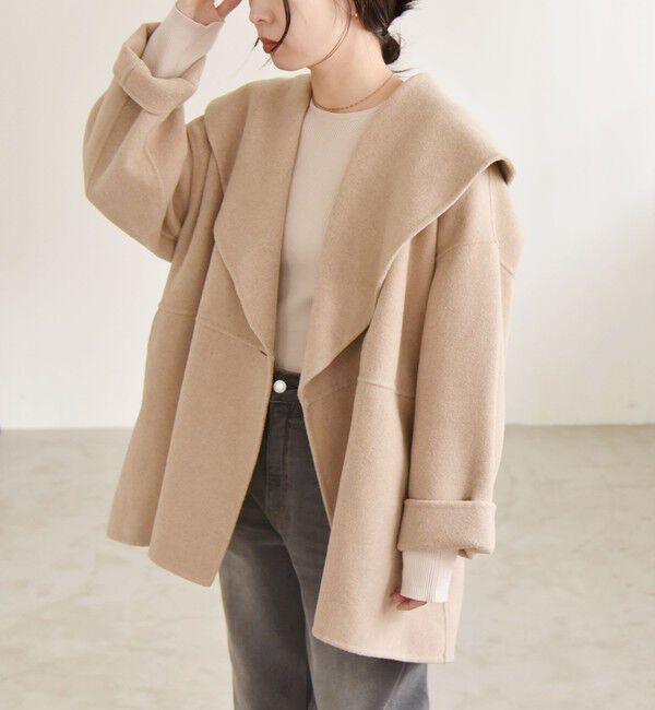 quaranciel「quaranciel: リバー ケープ ショート コート 25AW」|その他|