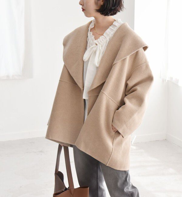 quaranciel「quaranciel: リバー ケープ ショート コート 25AW」|その他|