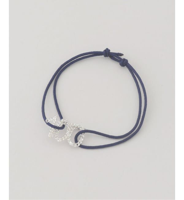IENA LA BOUCLE「we PERM ウィパーマ 100 curb chain cord ブレスレット WP-B009S」|ブレスレット・バングル|