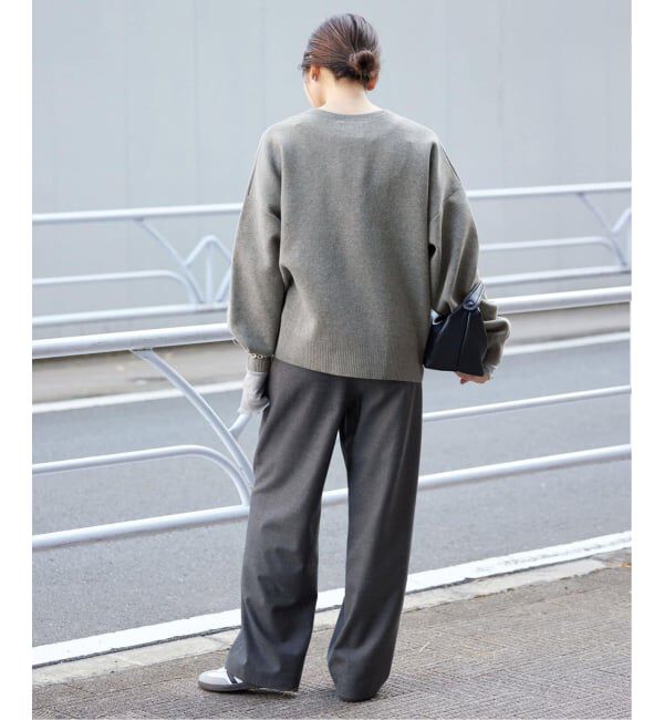 SLOBE IENA「《WEB限定カラーあり/シリーズあり/追加予約》サガラ刺繍スウェットライクニット」|ニット・セーター|