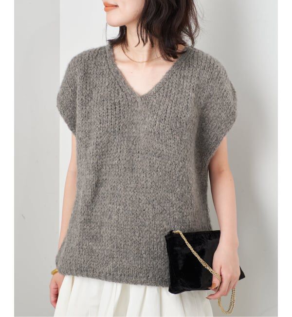 SLOBE IENA「《予約》TRICOTS JEAN MARC/トリコットジーンマルク VNベスト」|ベスト・ジレ|