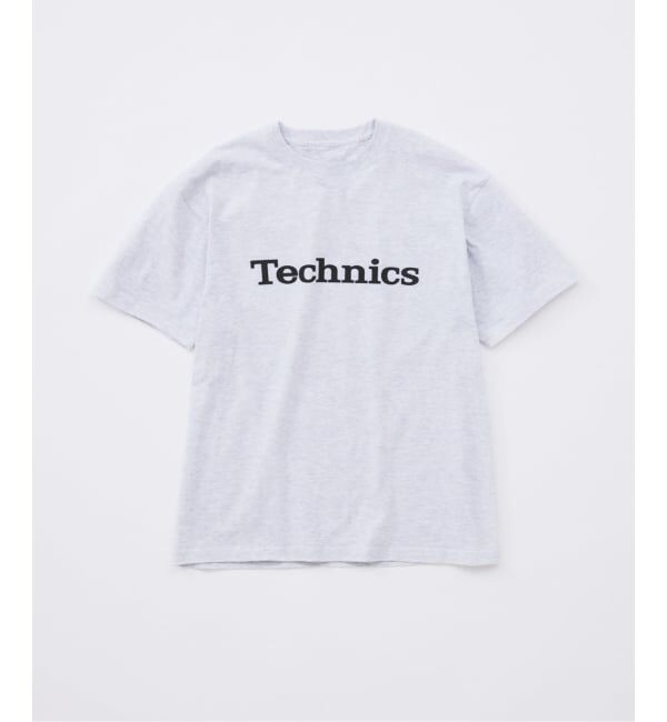 JOURNAL STANDARD「Technics x JOURNAL STANDARD ロゴ プリントTシャツ」|Tシャツ・カットソー|グレーA