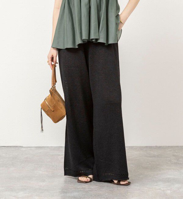 NOLLEY'S sophi「《セットアップ対応》【WALANCE/ワランス】paper knit パンツ」|その他|