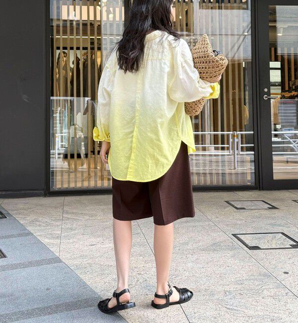 fredy emue「グラデーションリネンシャツ」|シャツ・ブラウス|