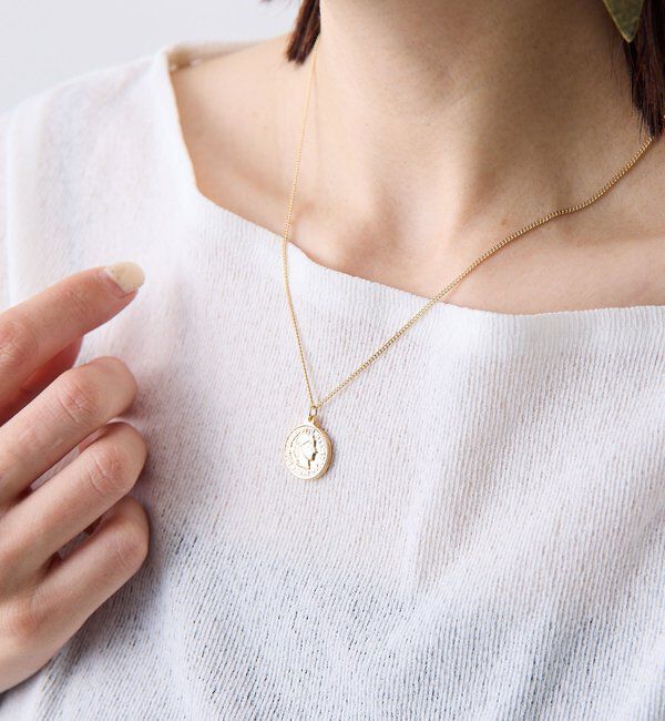  「【9/1 0:00までTIME SALE】リバーシブルコインネックレス」|ネックレス|