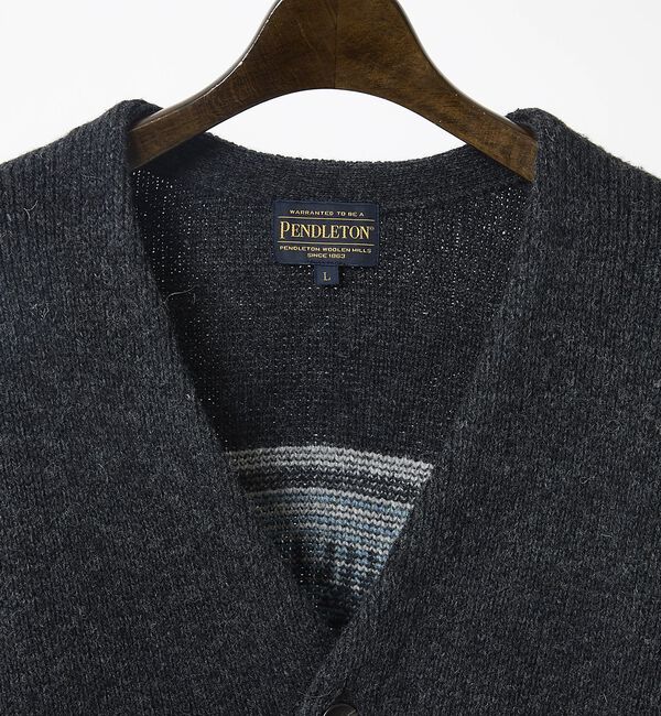 ABAHOUSE「【PENDLETON/ペンドルトン】HARDING / Shetland Woo」|カーディガン|