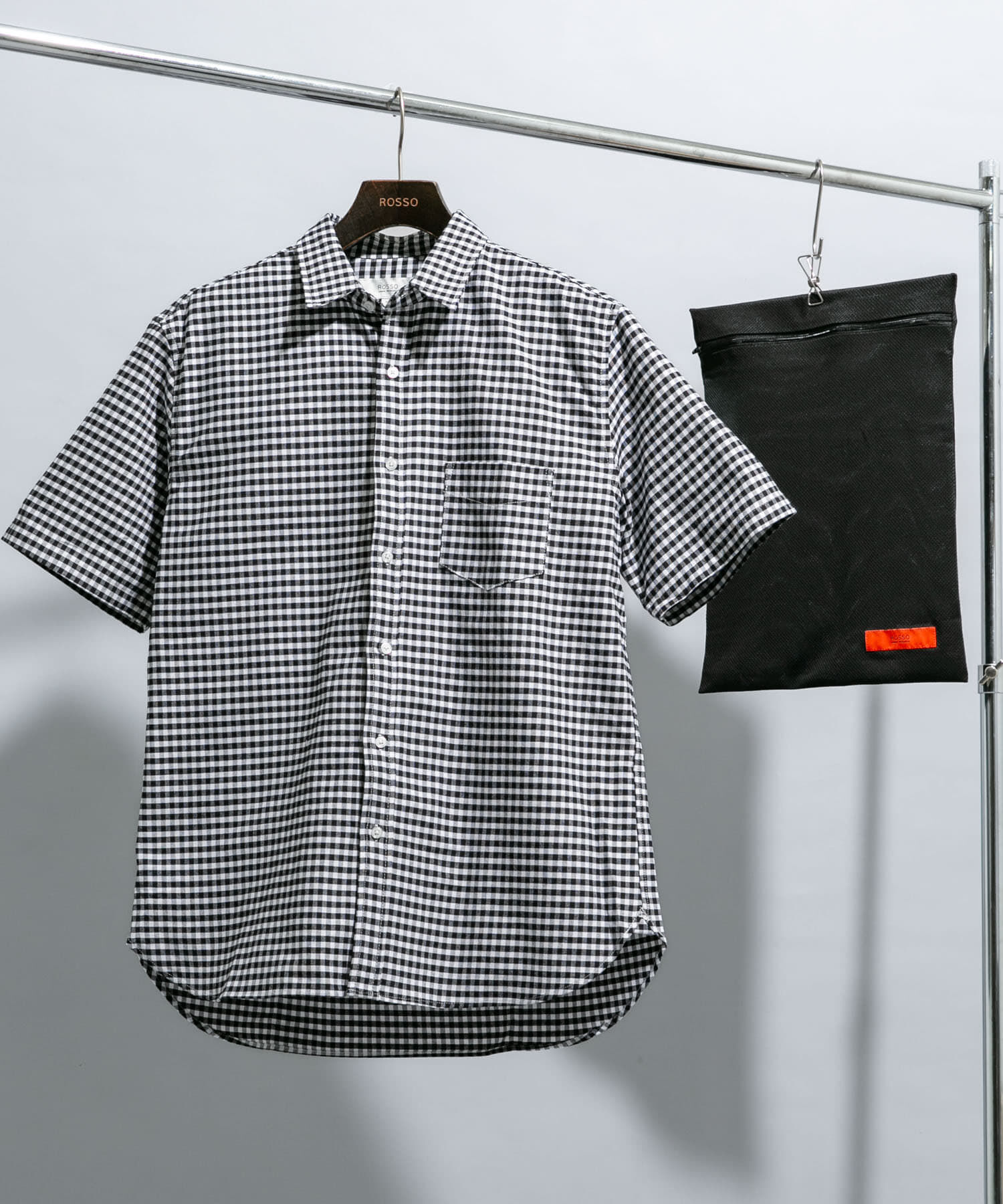 URBAN RESEARCH ROSSO「『WEB限定』『抗菌/消臭』『XXLｻｲｽﾞあり』ﾊｲﾊﾟﾌｫｰﾏﾝｽｵｯｸ」|シャツ・ブラウス|ブラック系その他