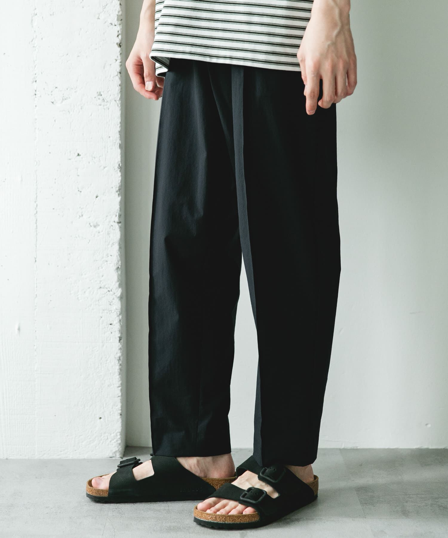 URBAN RESEARCH DOORS「ステッチクリース テーパードトラウザー」|その他|