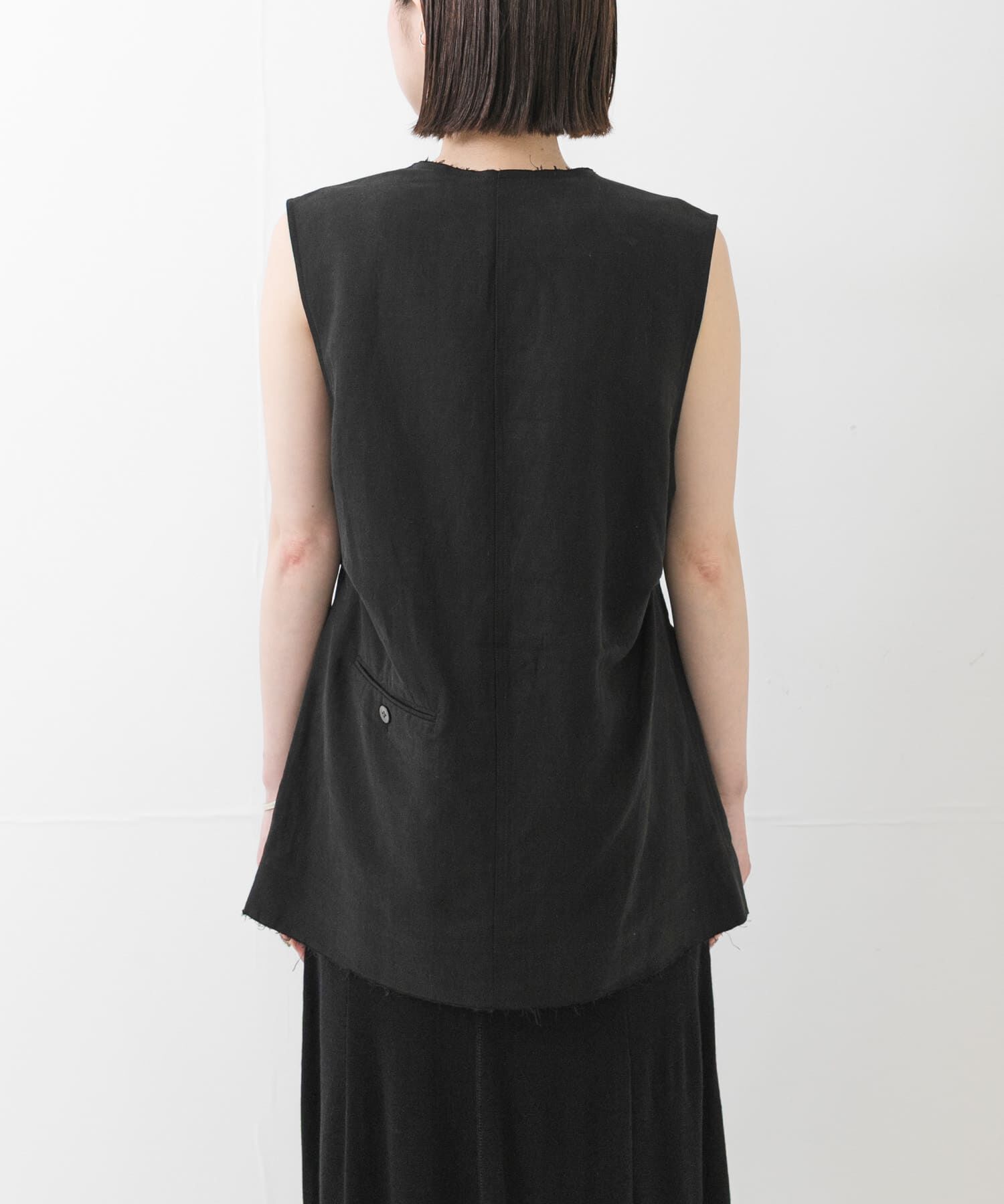 URBAN RESEARCH「new basic　SILK LINEN GILET」|ダウンベスト・ベスト|
