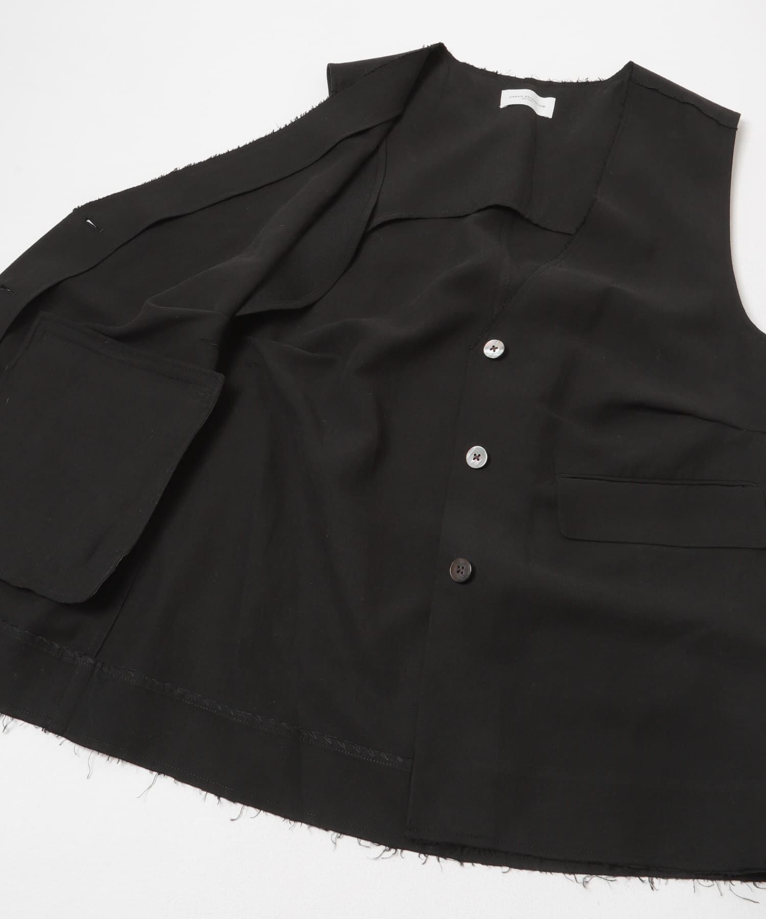 URBAN RESEARCH「new basic　SILK LINEN GILET」|ダウンベスト・ベスト|
